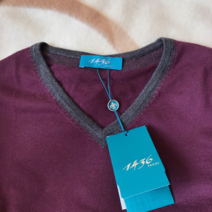 erdos鄂尔多斯1436高端纯羊绒精纺v领男套衫全新专柜正