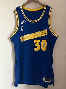 斯蒂芬-库里耐克nba金州勇士复古球衣 xl码
