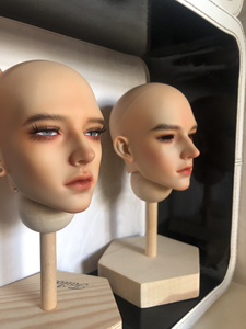 bjd三分胸台三分四分六分头台妆面假发展示架娃用哈克猎户座