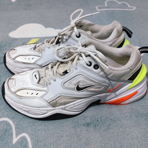 正品m2k 白橙黄 42点5男码#045