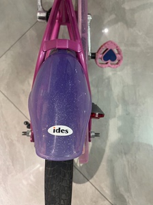 日本ides品牌儿童品牌自行车，出手9成新，因我家是一对双胞