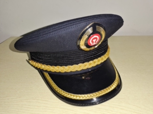 全新铁路秋冬季大檐帽,头围58cm,包邮带走.交通强国铁路先