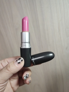 mac魅可绒光丰盈口红唇膏pink nouveau玫红日期不