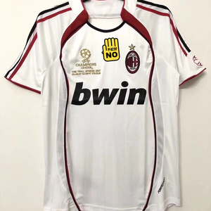 极品泰版 复古米兰球衣06-07ac欧冠决赛版 9号因扎吉