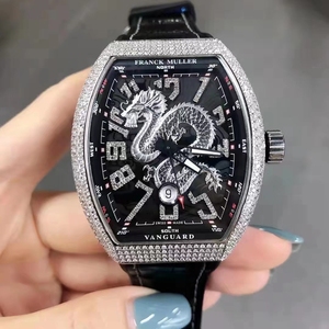 法兰克穆勒 v45 中国龙限量款 钢 黑面 全心78 全套 后