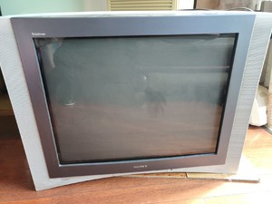 sony索尼34寸crt老式电视机,特丽珑显像管,非液晶