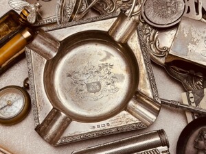 粉丝福利#   英国纯银走狮银标烟灰缸银饰合集 欧洲ste