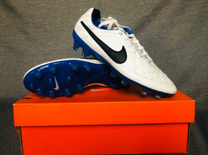 legend v fg 白蓝 反光 传奇5 袋鼠皮 足球鞋l