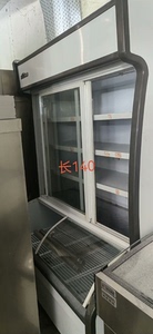雪津菜品展示柜麻辣烫烧烤冷藏冷冻点菜柜，140长，九成新，不