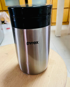 康宁pyrex304不锈钢闷焖烧杯罐女保温饭盒真空大容量焖煮