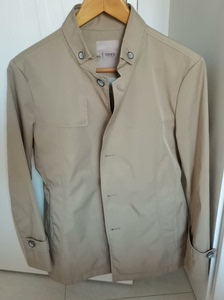 才子男装小立领修身外套休闲夹克，深卡其色165/84A，专卖