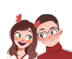 迪士尼情侣人物