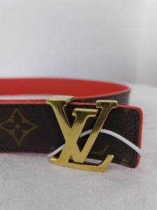 lv 老花内红女士腰带 皮带尺寸85 宽28mm