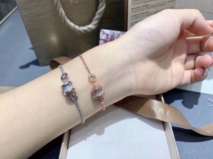 bv宝格丽小蛮腰满钻手链和项链同款