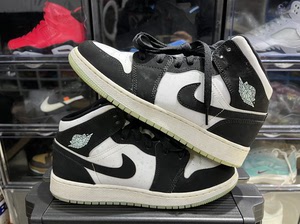 aj1 夜光熊猫 泼墨 无盒38.5码 成色9新