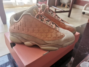 aj13 clot兵马俑42.5成色很不错了,鞋垫上的飞人l