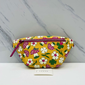 cucci 97新 新款儿童帆布农场植物儿童腰包胸包女包尺寸