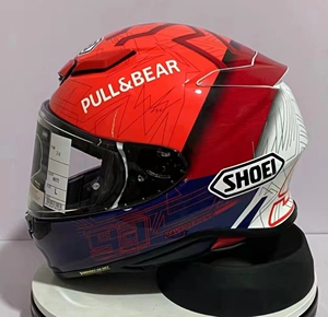 shoei z8红蚂蚁新款头盔红蚂蚁六代全盔马奎斯93号