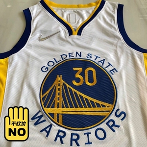库里球衣勇士队30号新赛季75周年钻石版球服全刺绣背心运动篮