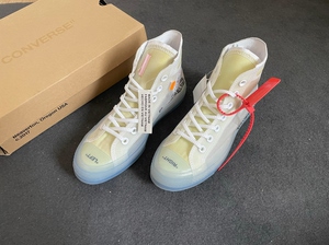 匡威 联名ow 1.0 透明 尺码37 全新原盒 鞋子氧化