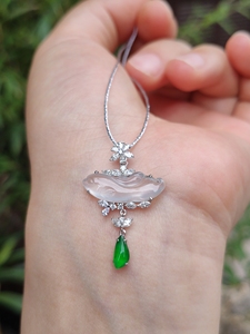 翡翠金鱼高冰镶嵌