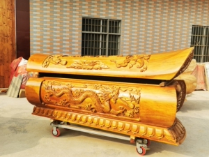 002人付款淘宝柳州棺木棺材大棺材老式土葬棺材2米实木寿材官财寿棺老