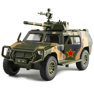 1/50东风猛士合金模型回力声光玩具模型装甲军车汽车盒装