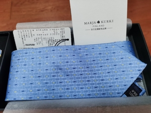 全新 ：marjakurki玛丽亚古琦领带，100%桑蚕丝男