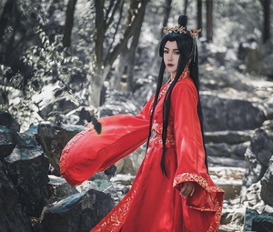 000人付款淘宝天官赐福谢怜婚服cos服m码,有饰品和