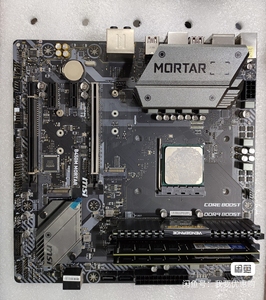 微星b450m 迫击炮 matx主板,厂家质保到22年1月