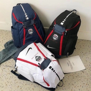 【捡漏】耐克詹姆斯双肩包usa美国队运动气垫篮球包学生大容量