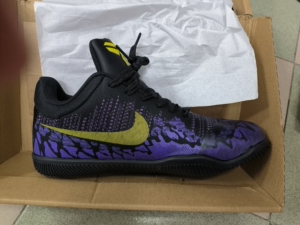 科比11代,39码,湖人紫.是全掌气垫.999新