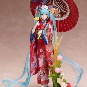 【初音未来】和服初音 花色衣 miku 1/8盒装手办模型