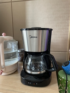 美的家用美式咖啡机滴漏式小型煮咖啡壶迷你自动办公室宿舍饮料机