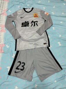 2021中超nike武汉卓尔客场守门员落场版球衣套装