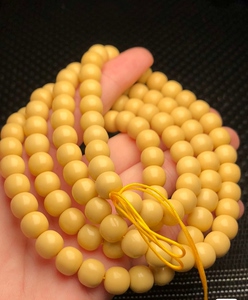 货头龙涎玉108 龙涎玉老型珠108 龙涎玉多圈 金膏玉10