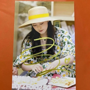 出宋轶签名照(亲签)亲笔保真!