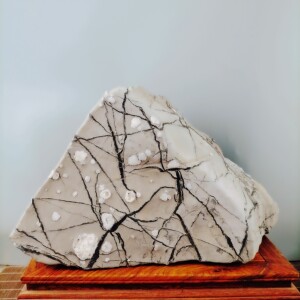 灵璧磬石##灵璧磬石#灵璧石小原石禅石山峰 汉画石珍珠石白