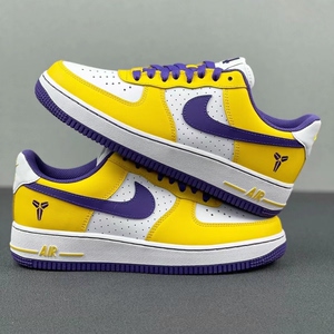 科比x air force 1 low 紫金湖人