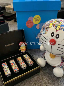 tf tomford 口红唇膏 哆啦a梦村上隆联名 色号白管