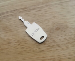 二件 纯金属款tsa007 tsa002海关锁钥匙 拉杆旅行