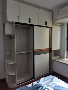 全屋定制红棉花,板元素,桃花村板材厂家上门量尺设计安装衣柜全