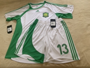 中超北京国安20062007赛季客场球员版更衣室球衣队服