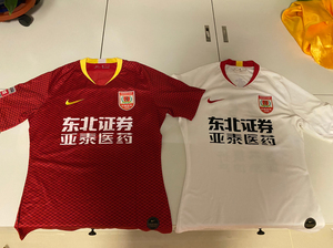 中甲长春亚泰2019赛季白雪松落场球衣