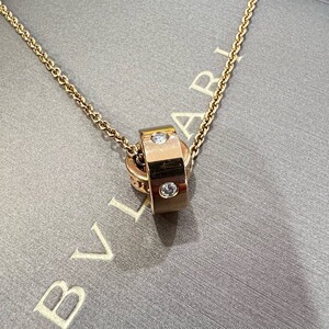 99新宝格丽bvlgari双环5钻项链