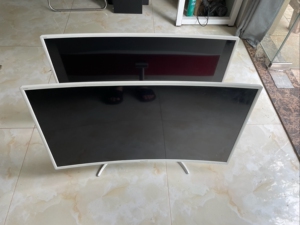 000人付款淘宝长城40寸显示器曲面,2线屏,正常使用,支持自提,邮寄