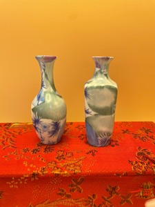 【吉顺然府】80年代薄胎蛋壳瓶，薄如蝉翼，景德镇老厂瓷工艺，