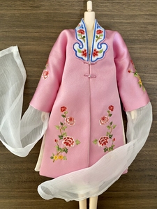 戏服刺绣娃衣6分bjd,obitsu27