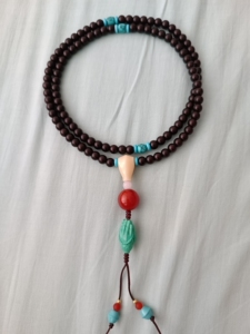 7全品无瑕圆珠108脖挂,保真椰蒂别拿染色的椰壳来比