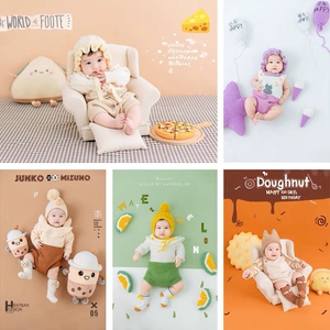 00haixiang0731淘宝宝宝创意插画设计婴儿照片满月照百日照修图手绘